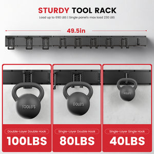 tool-rack-wall-mounted-storage-system-with-adjustable-hooks-sturdy-design-3-panels