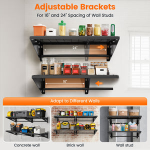 wall-mount-garage-shelf-heavy-duty-metal-adjustable-brackets