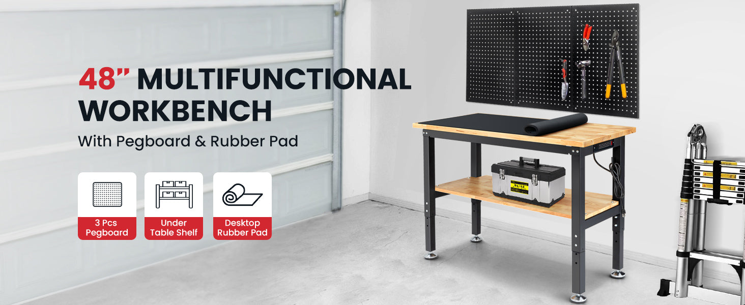 wb0101-plus-workbench-48-in-table-2-tier-with-pegboard-outlets-banner