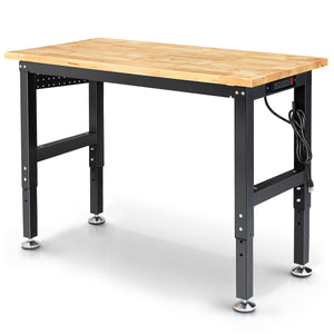 wb0101-pro-workbench-48-in-adjustable-height-with-outlets-front-view