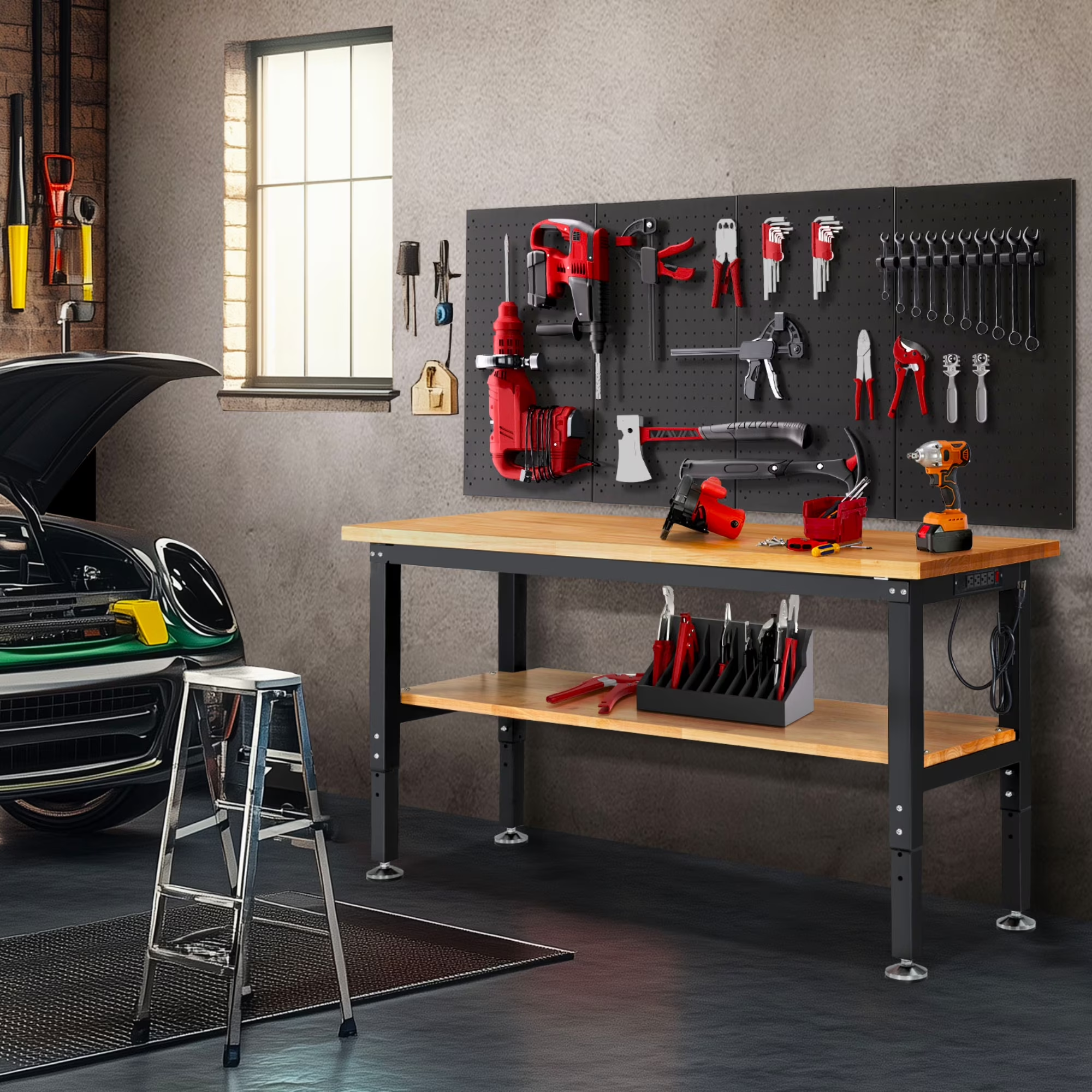 wb0102-plus-workbench-60-in-tabletop-pegboard-with-storage-shelf-garbage-use