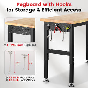 wb0102-pro-workbench-60-in-table-pegboard-with-hooks