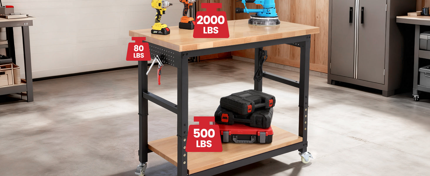 wb0205-workbench-48-in-table-2-tier-with-side-pegboards-outlets-2000-lbs