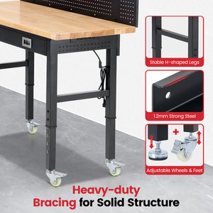 wb0301-plus-workbench-60-in-table-with-pegboard-drawer-storage-solid-structure