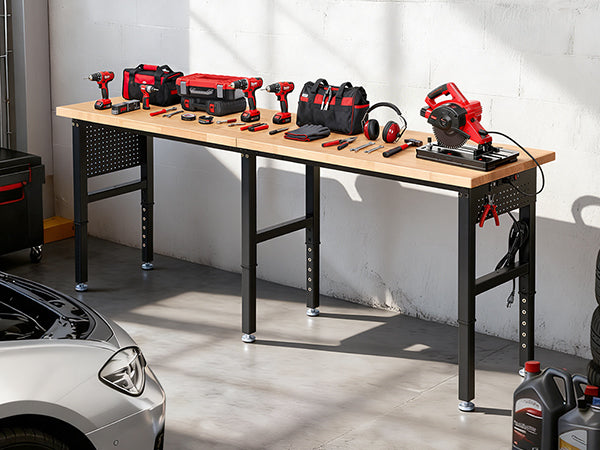 wb3003-workbench-96-in-extra-long-with-side-pegboards-outlets-versatile-applications-garage-table