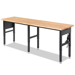 wb3003-workbench-96-in-table-adjustable-height-loading-5000lb-front-view