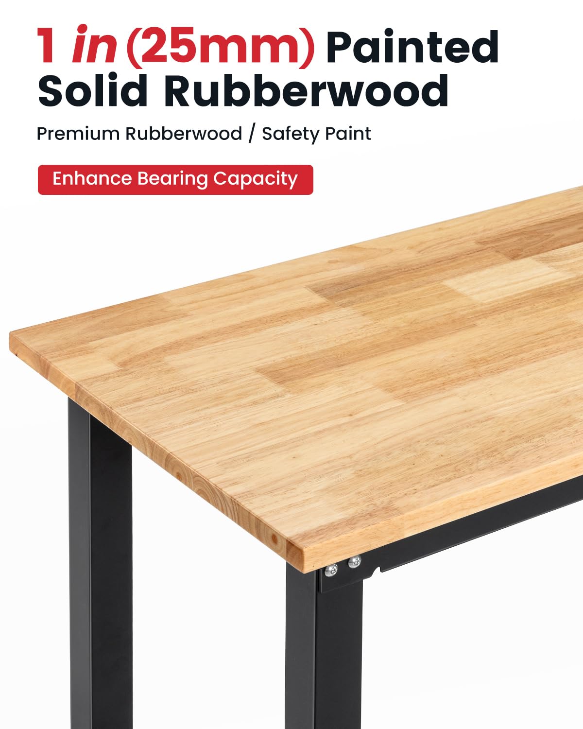 ENJOYWOOD Work Bench 42.5 Inch Workbench for Garage Tabletop Work Table