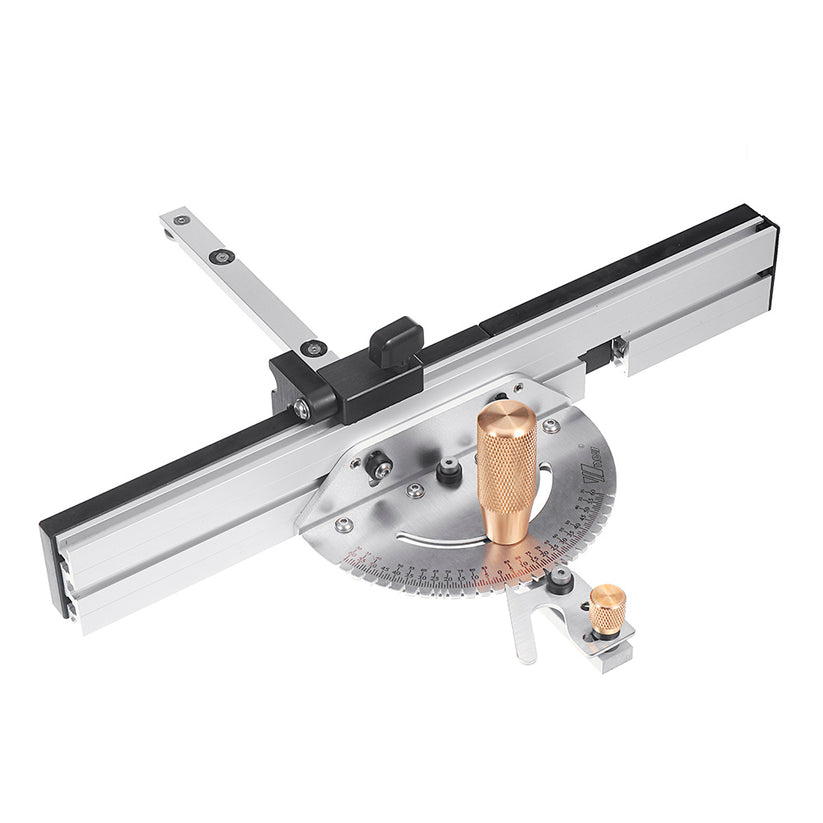 Miter Gauge, 450mm 27 Angle Stops with Box Joint Jig - Enjoywood