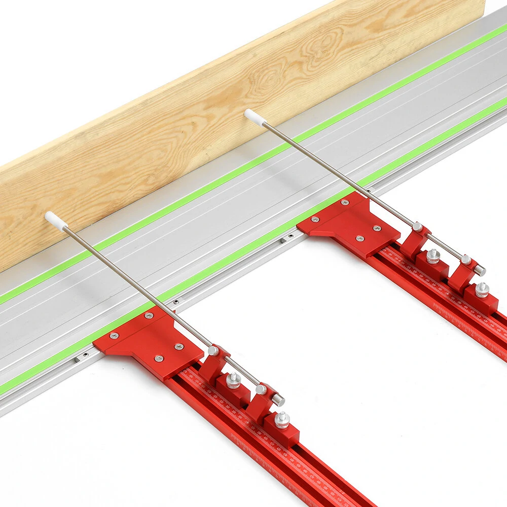 Parallel Guide System, Repeatable Cuts for Track Saw Rail