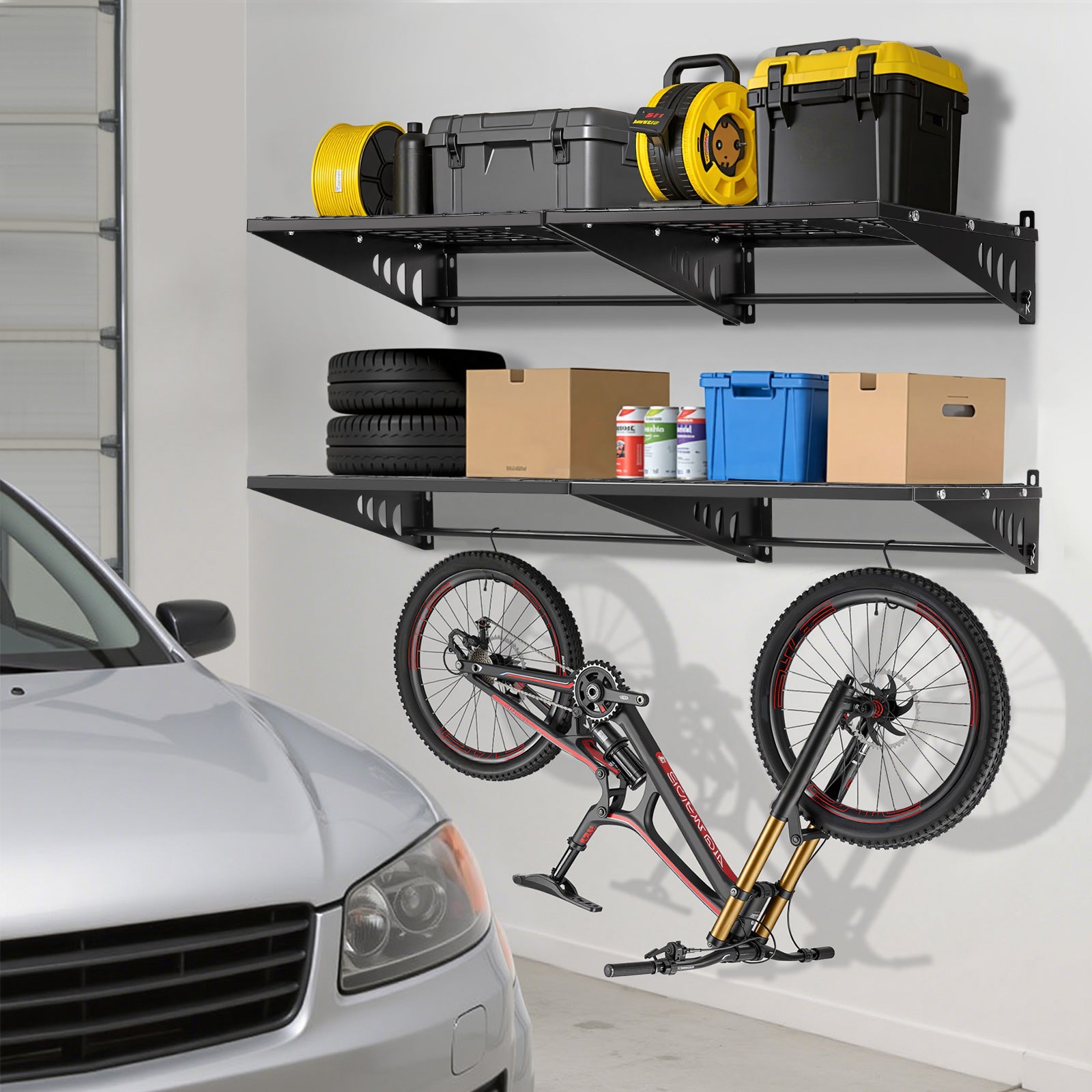 wall-mount-garage-shelf-heavy-duty-metal-garbage-use