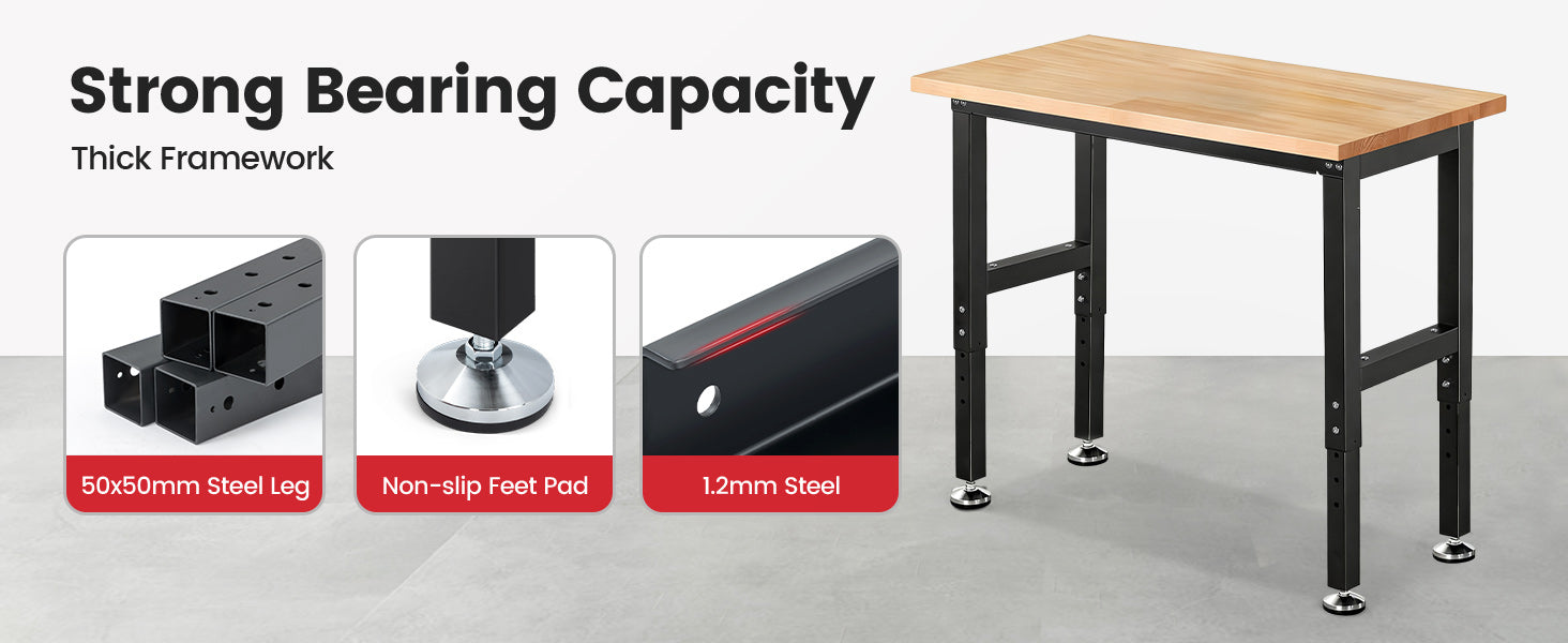 wb0101-light-workbench-41-in-table-adjustable-height-stationary-strong-bearing-capacity