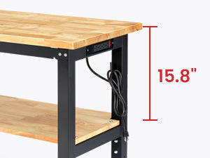 wb0101-plus-workbench-48-in-table-2-tier-with-pegboard-outlets-extra-storage-3000lbs-load