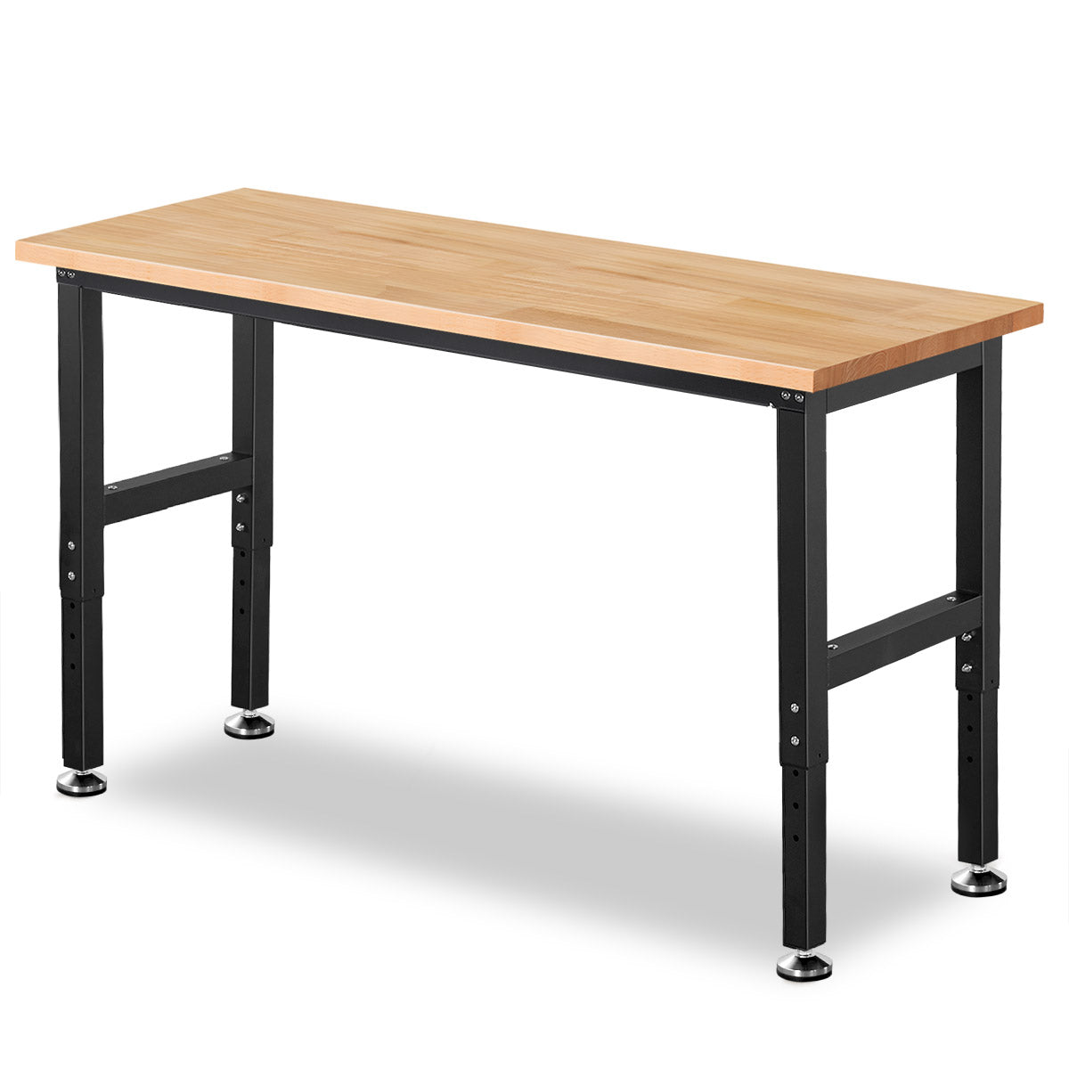 wb0102-light-workbench-60-in-table-adjustable-height-heavy-duty-front-view