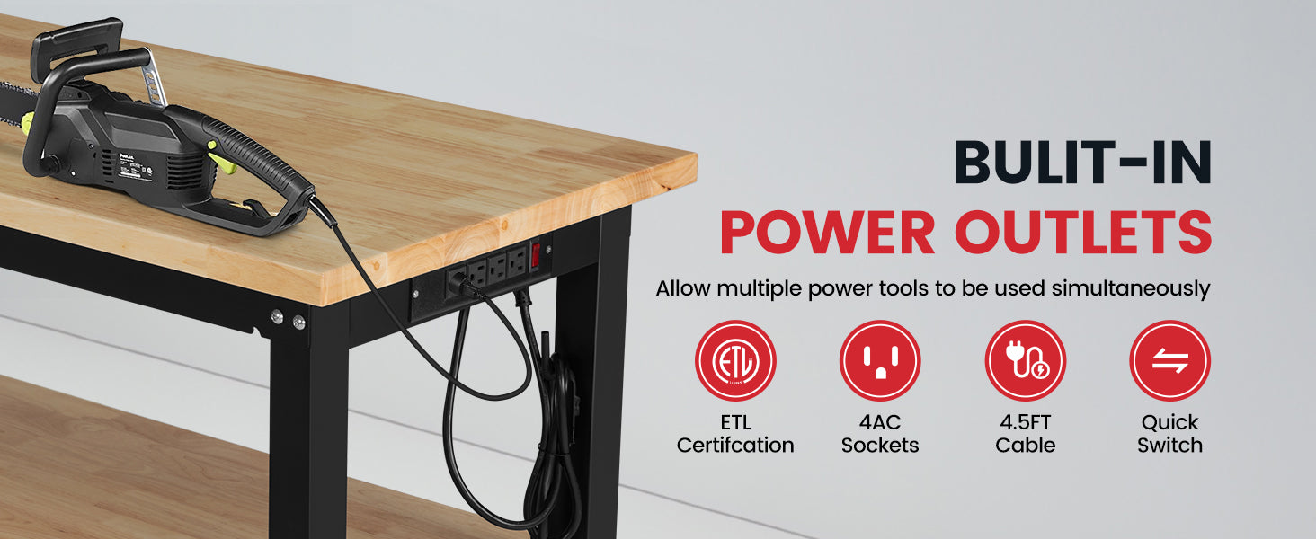 wb0102-plus-workbench-60-in-table-2-tier-with-pegboard-outlets-etl-power-outlets