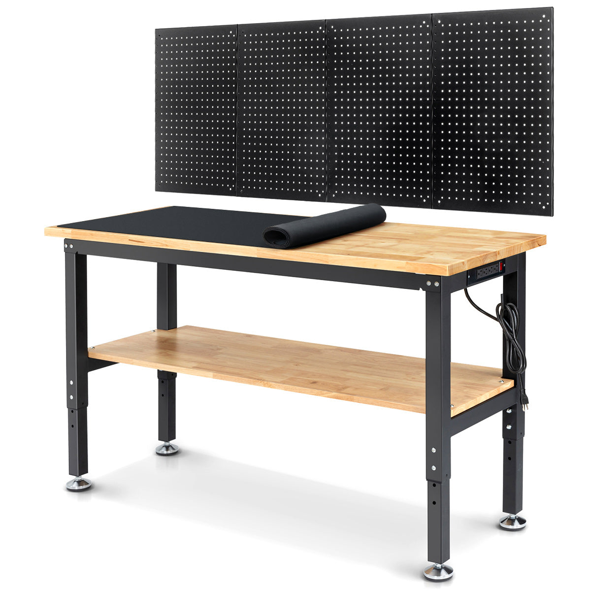 wb0102-plus-workbench-60-in-tabletop-pegboard-with-storage-shelf-front-view