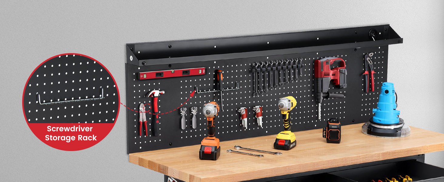 wb0301-plus-workbench-60-table-with-pegboards-drawer-outlets-led-integrated-pegboard
