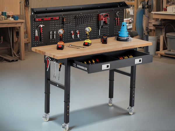 wb0301-plus-workbench-60-table-with-pegboards-drawer-outlets-led-workshop-2
