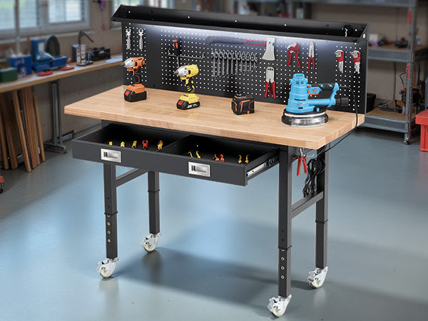 wb0301-plus-workbench-60-table-with-pegboards-drawer-outlets-led-workshop