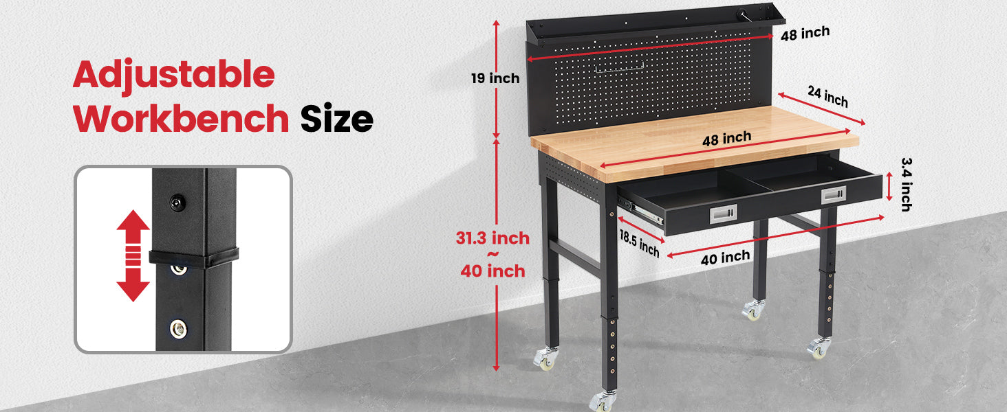 wb0302-plus-workbench-48-table-with-pegboards-drawer-outlets-led-product-dimensions