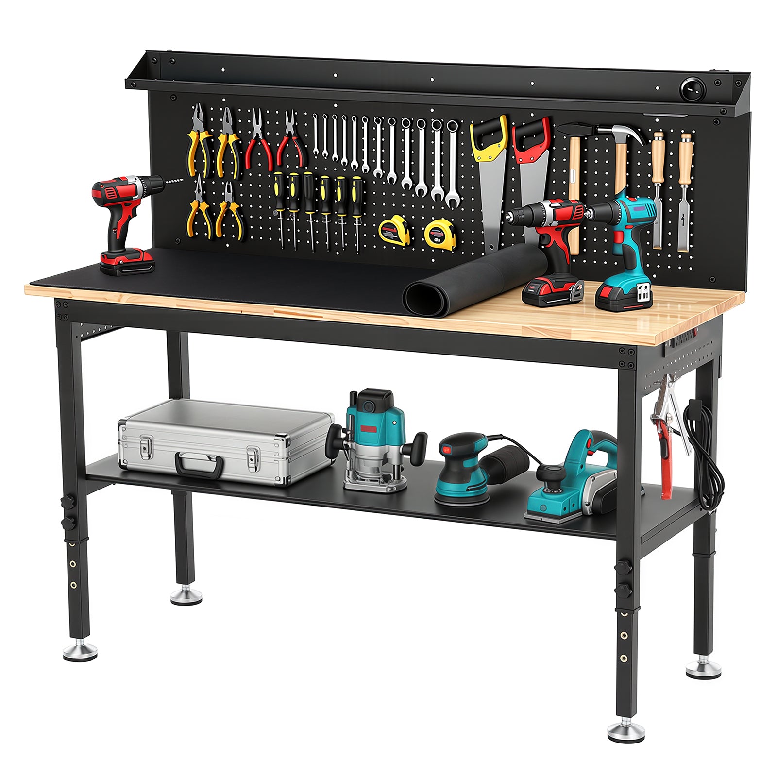 wb0502-workbench-60-in-adjustable-height-pegboard-storage-shelf