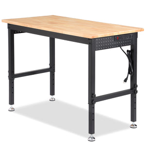 wb0601-workbench-48-in-table-adjustable-height-with-outlets-front-view-2