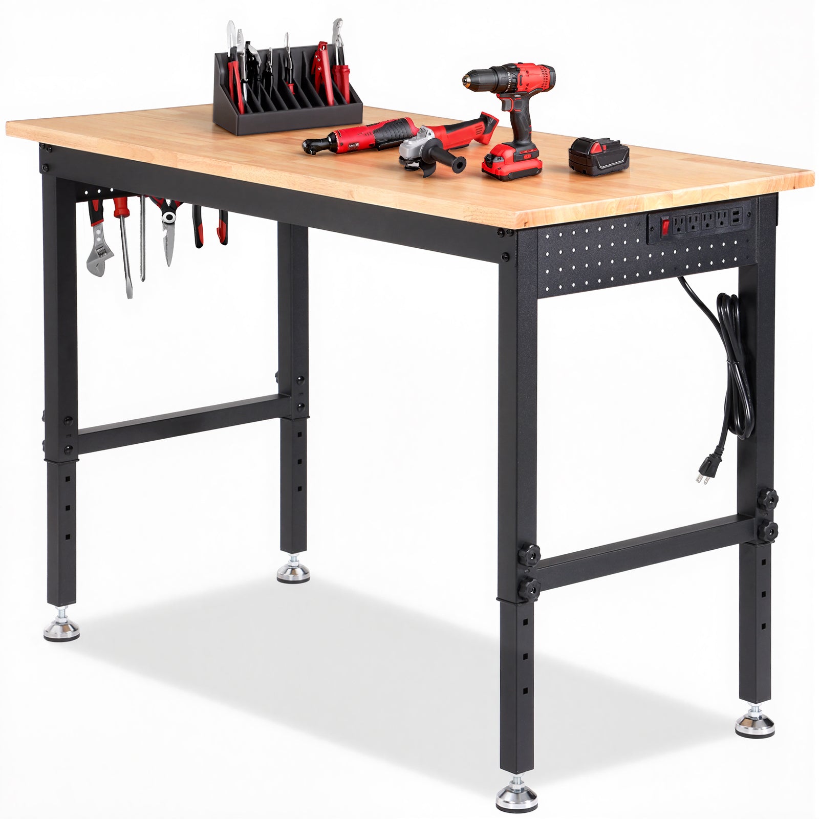 wb0601-workbench-48-in-table-adjustable-height-with-outlets