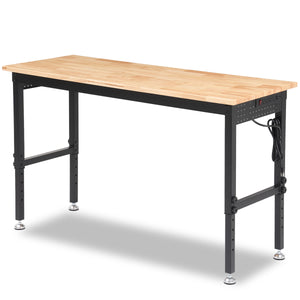 wb0602-workbench-60-in-table-adjustable-height-with-outlets-front-view-2