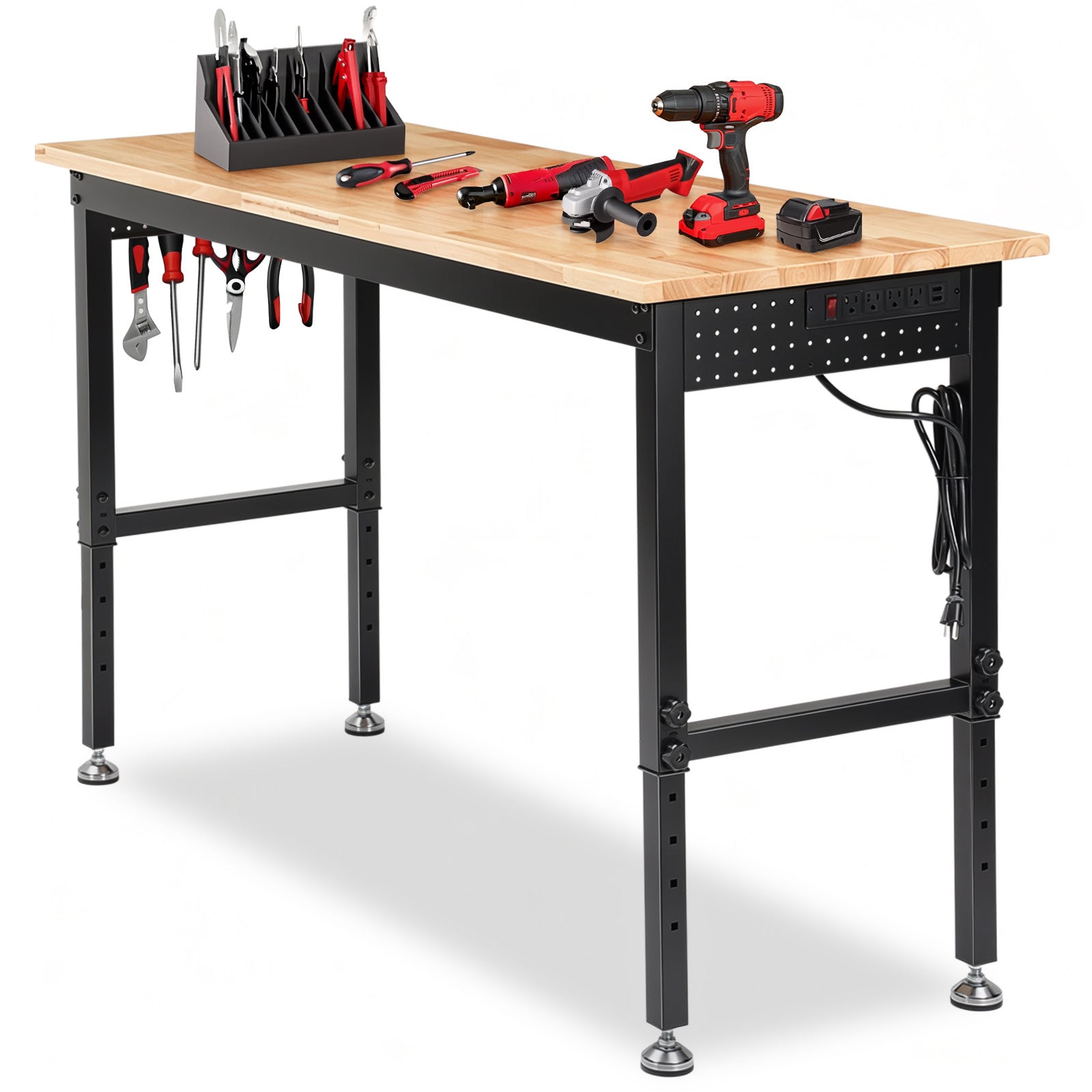 wb0602-workbench-60-in-table-adjustable-height-with-outlets