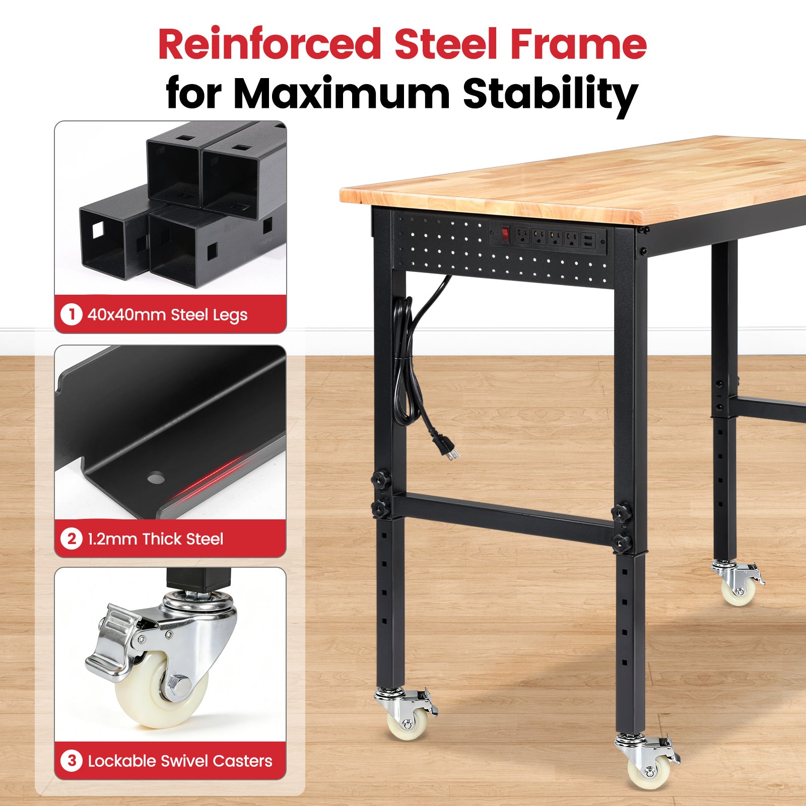 wb0603-workbench-48-in-table-reinforced-steel-frame-with-wheels