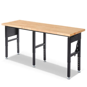 wb3001-workbench-72-in-adjustable-height-with-side-pegboards-front-view